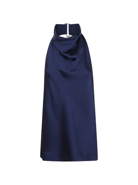 Stella McCartney top drapeado con cuello halter