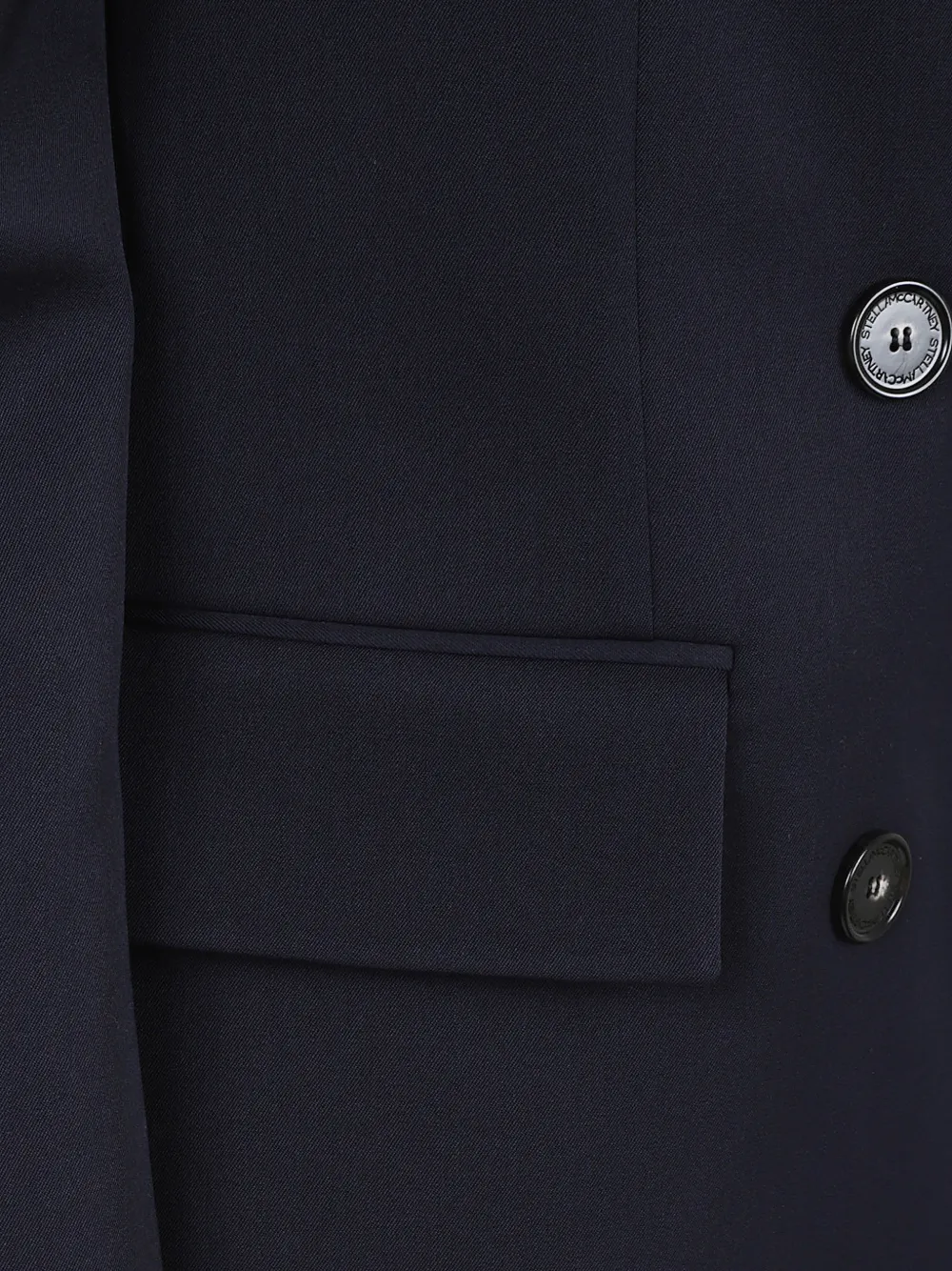 Stella Mccartney Wool Double-breasted Blazer - Blue 