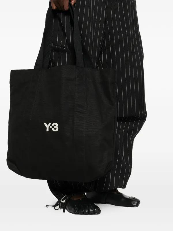 Y-3 キャンバス トートバッグ | ブラック | FARFETCH JP