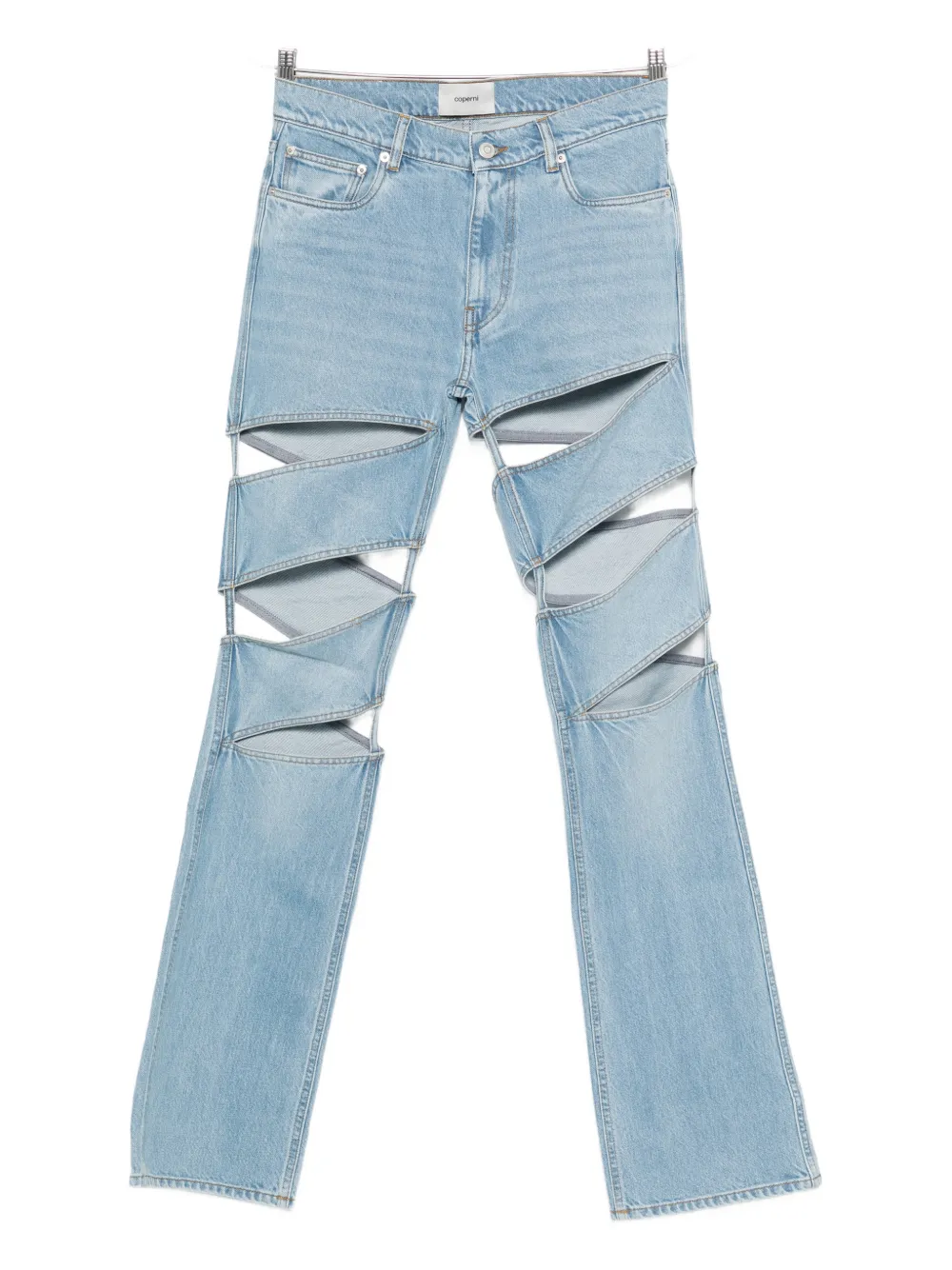 Coperni cut-out jeans - Blu