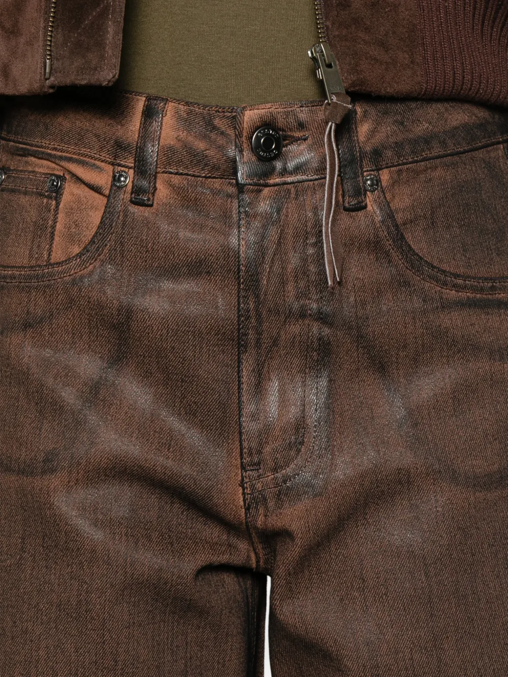 Gestuz GZcellie straight jeans Bruin