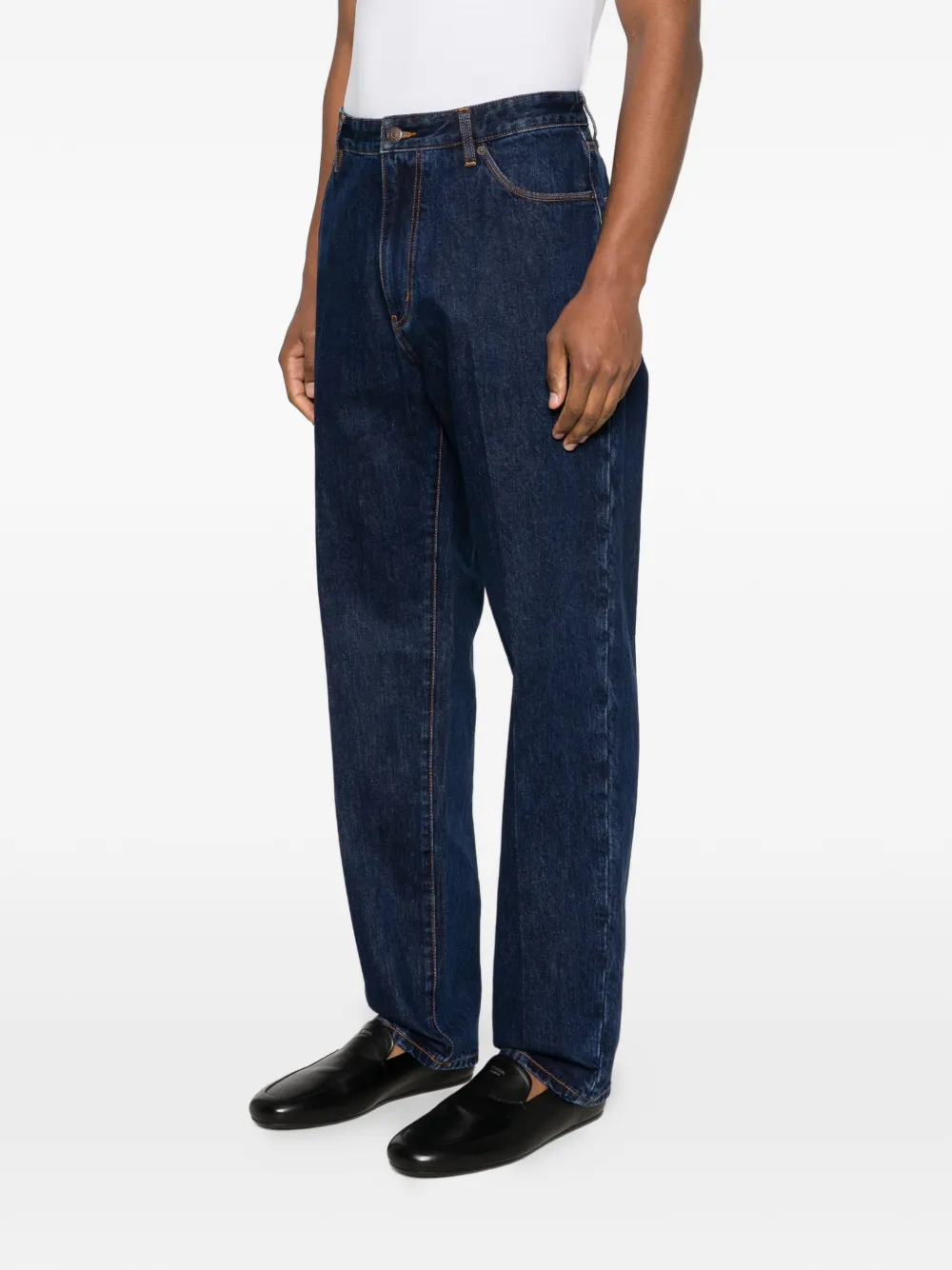 Emporio Armani Jeans met logoplakkaat Blauw
