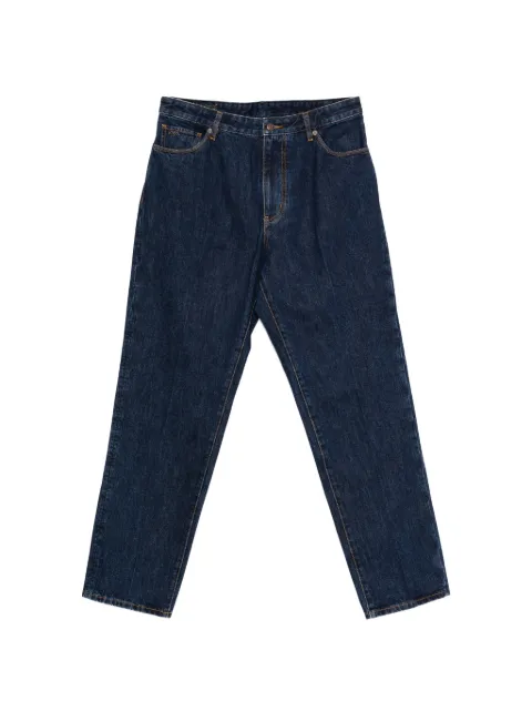 Emporio Armani logo标牌牛仔裤