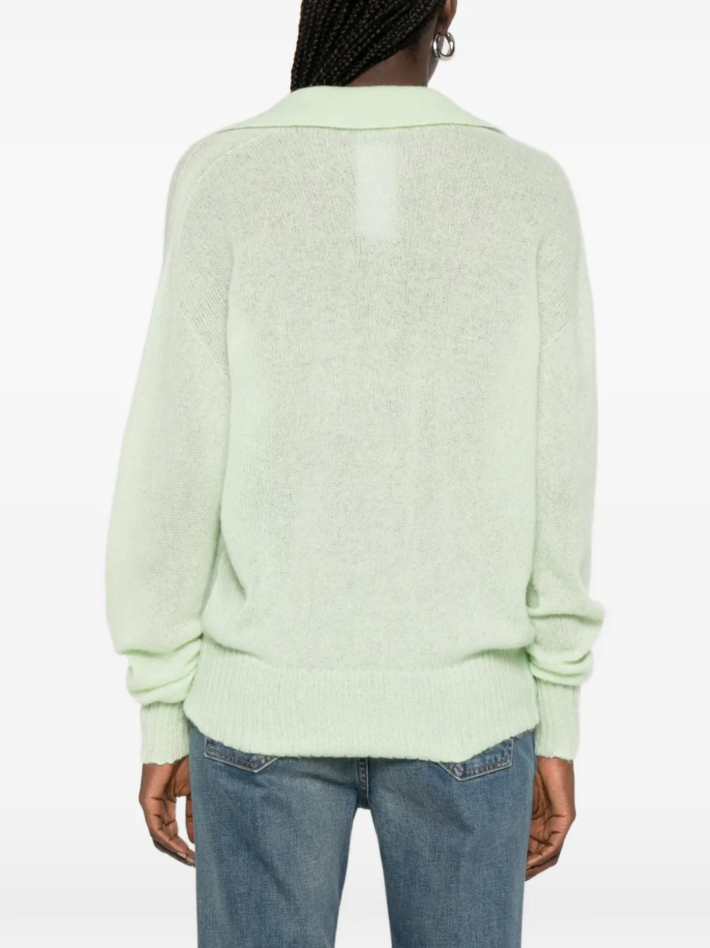 TOM FORD Trui met V-hals Groen