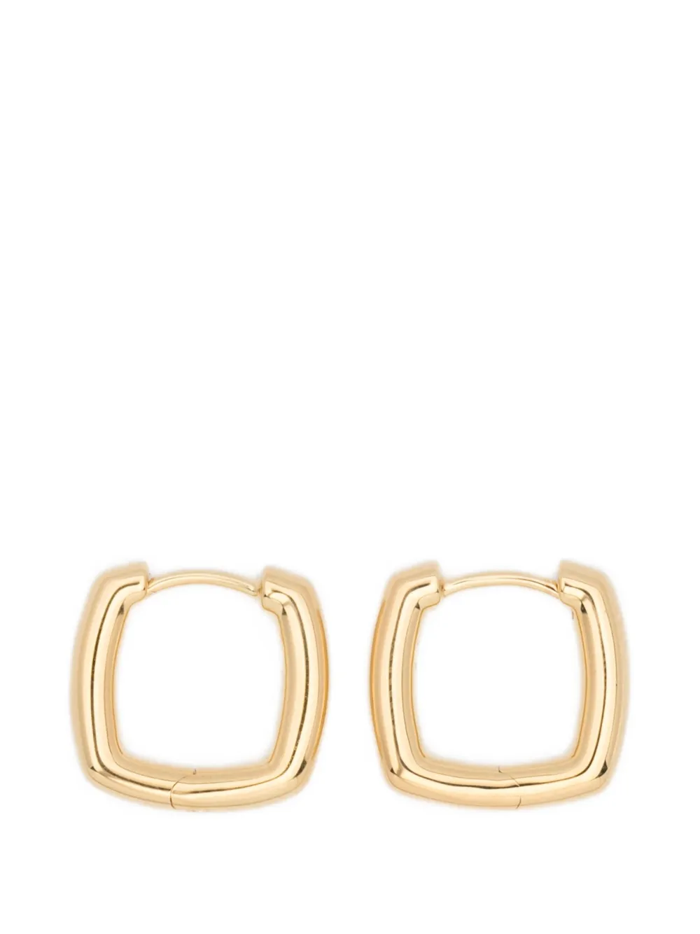 Tom Wood small Frame square hoop earrings - Oro