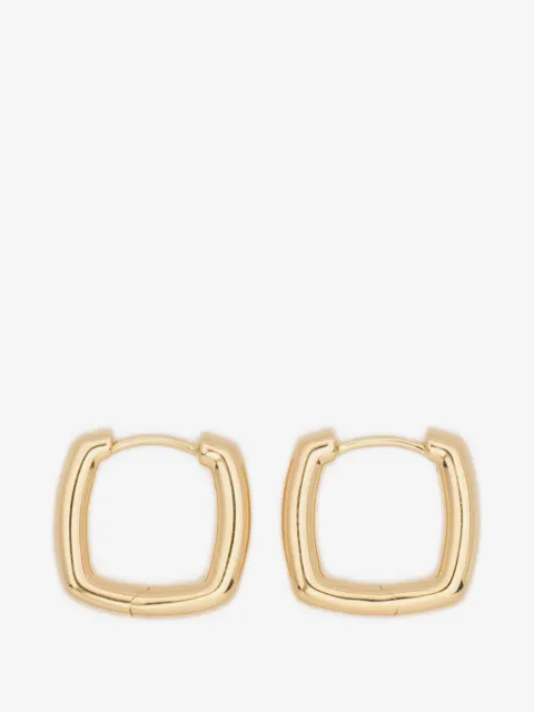 Tom Wood small Frame square hoop earrings
