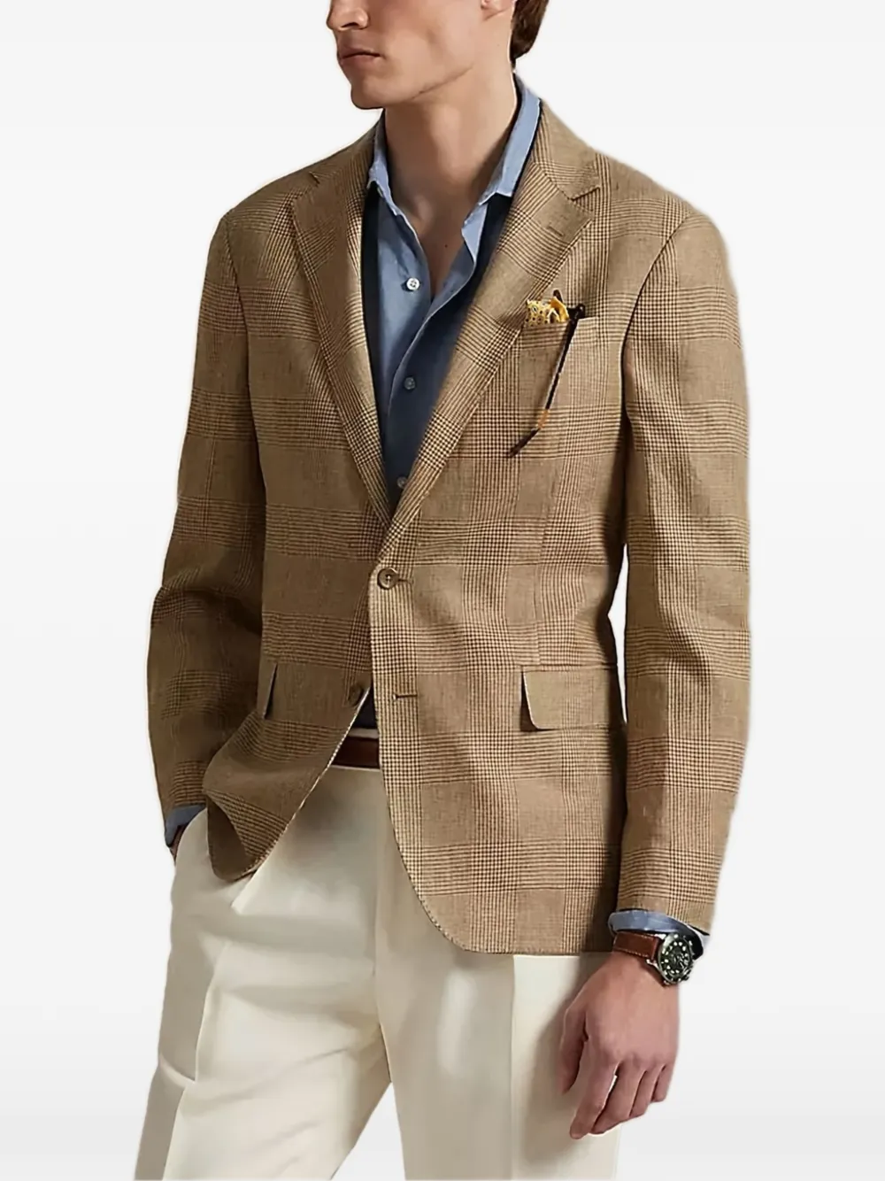 Polo Ralph Lauren checked blazer - Braun