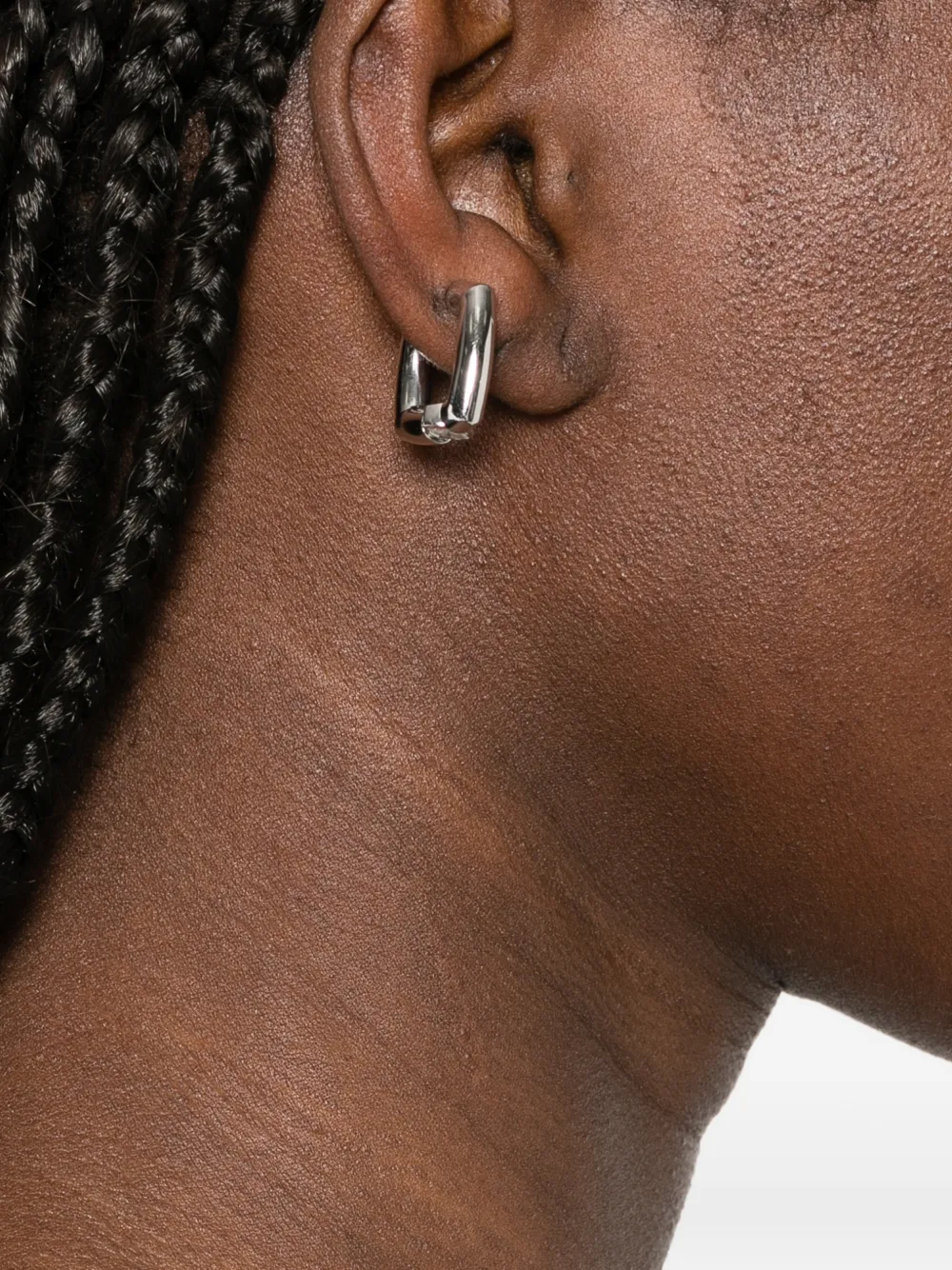  Tom Wood Frame Ear Cuff - Silver 