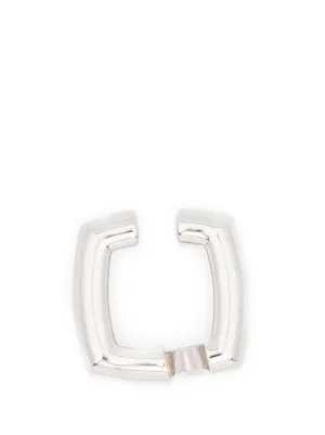 Tom Wood Cove Hoop Earring | Silver | FARFETCH