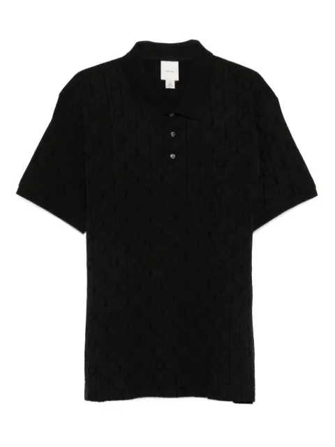 Calvin Klein playera tipo polo con logo en jacquard