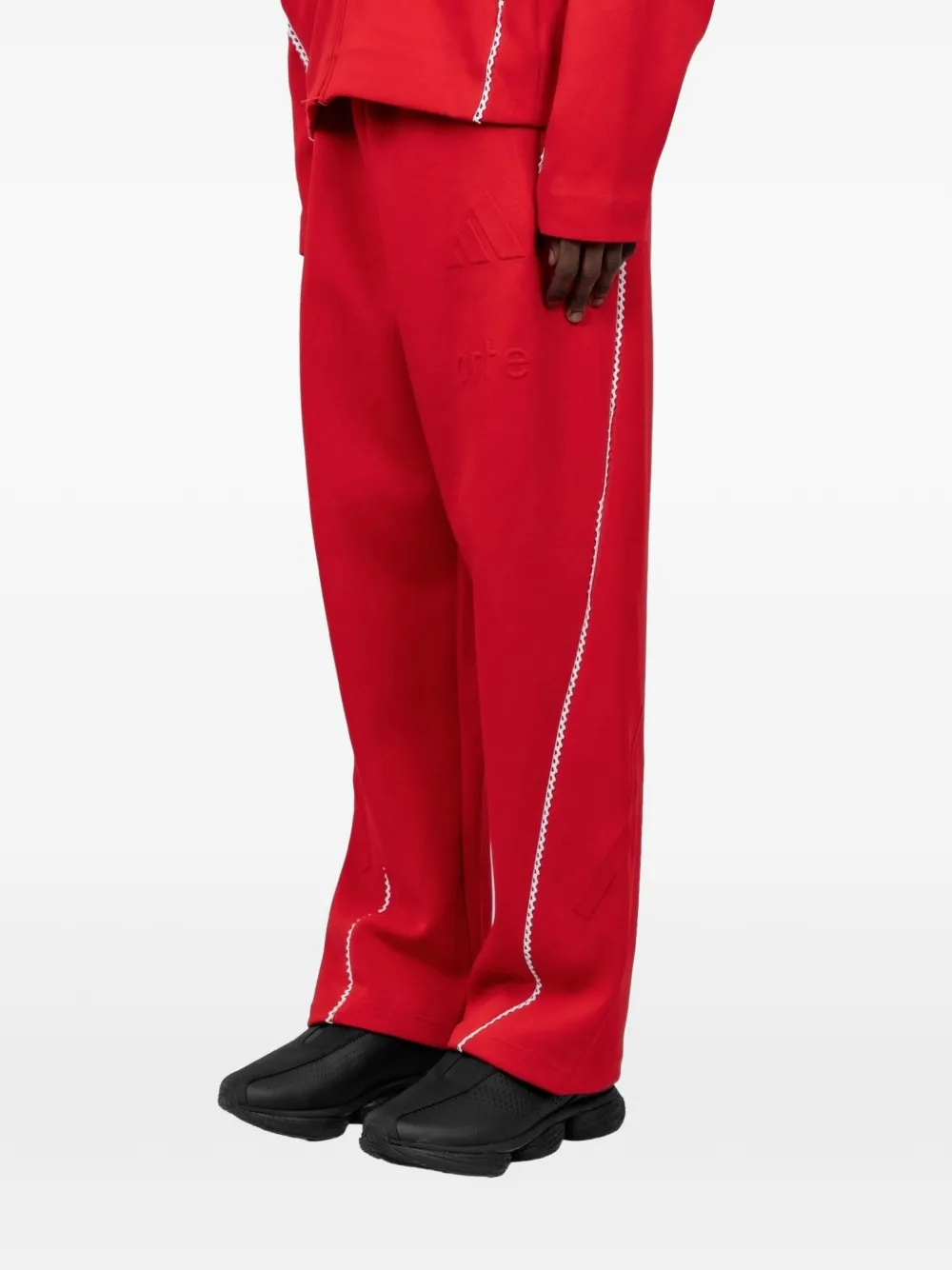 adidas x Arte Antwerp embossed-trim track pants - Rosso