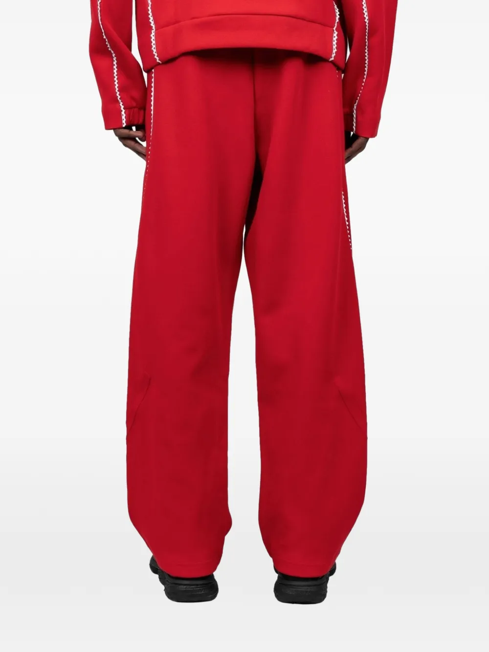 adidas x Arte Antwerp trainingsbroek met reliëf afwerking Rood
