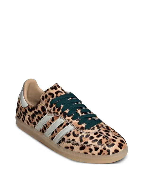 Adidas Samba OG レオパード スニーカー | ニュートラル | FARFETCH JP