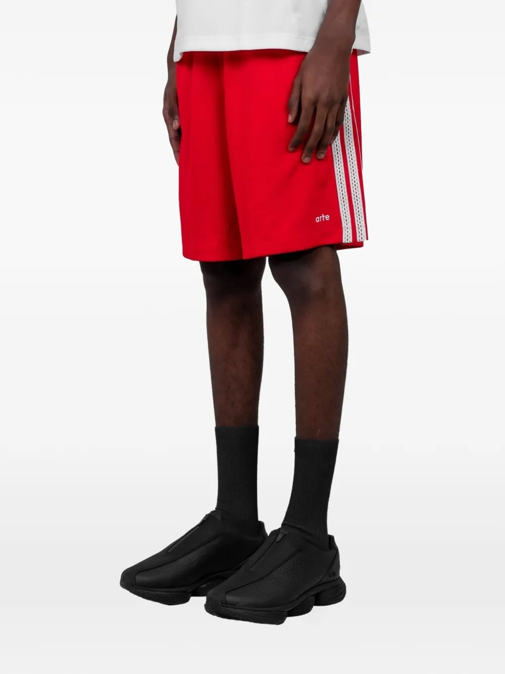 adidas x Arte Antwerp 3-stripe shorts - Rosso