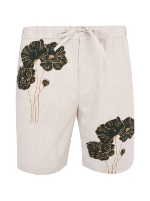 Frescobol Carioca Felipe floral-print shorts