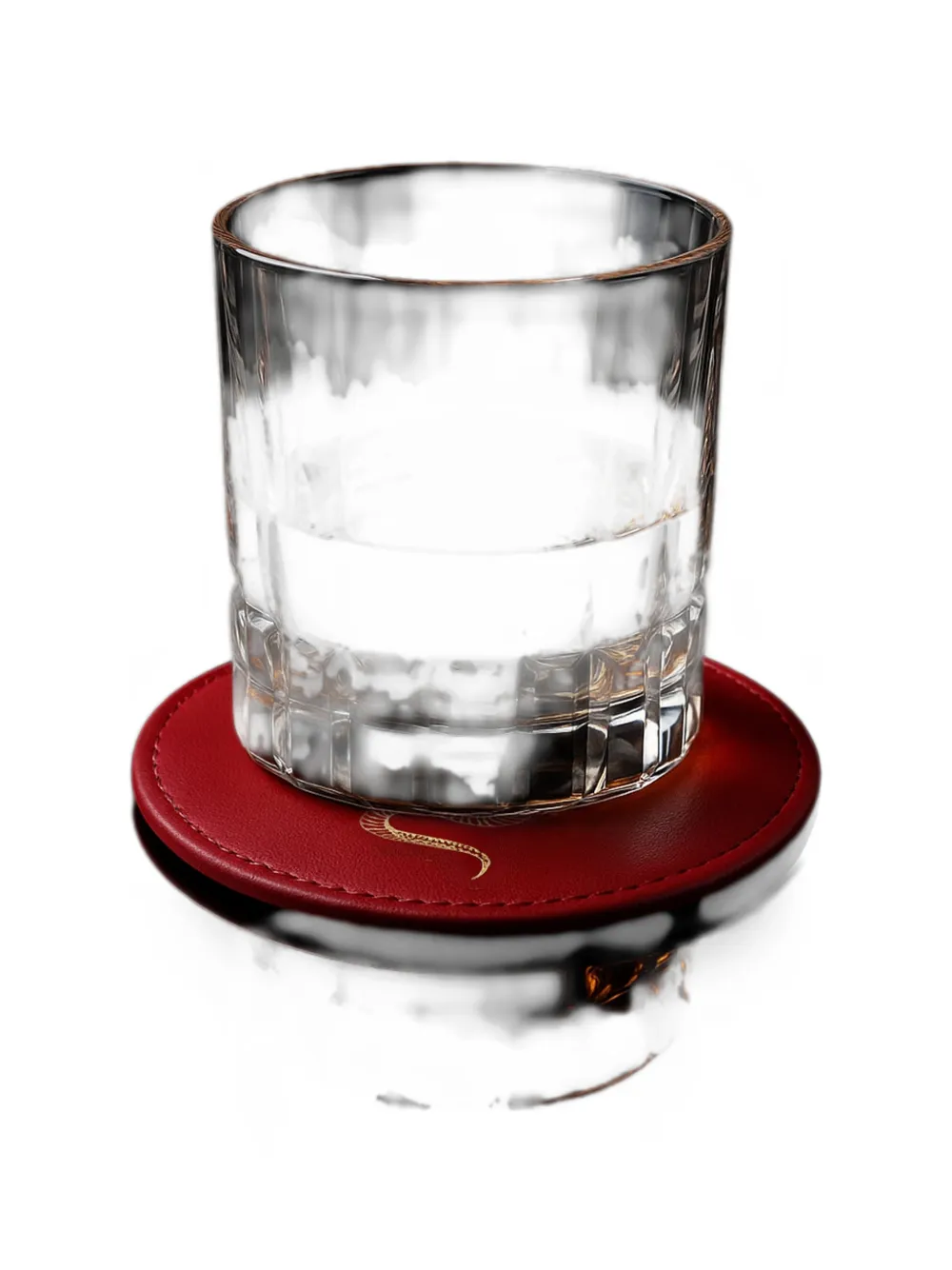 Maison Close cross graphic coasters (set of six) - Nero