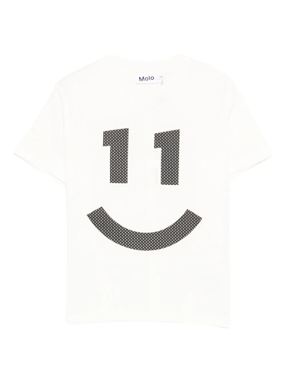 Molo motif graphic T-shirt - Bianco