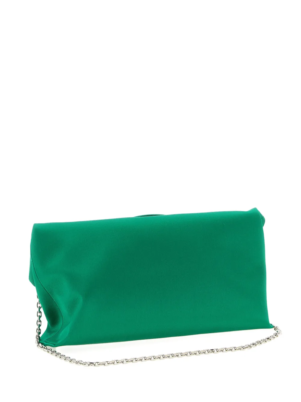 Roger Vivier Trompette embedded crystals chain clutch | Green | Image 1