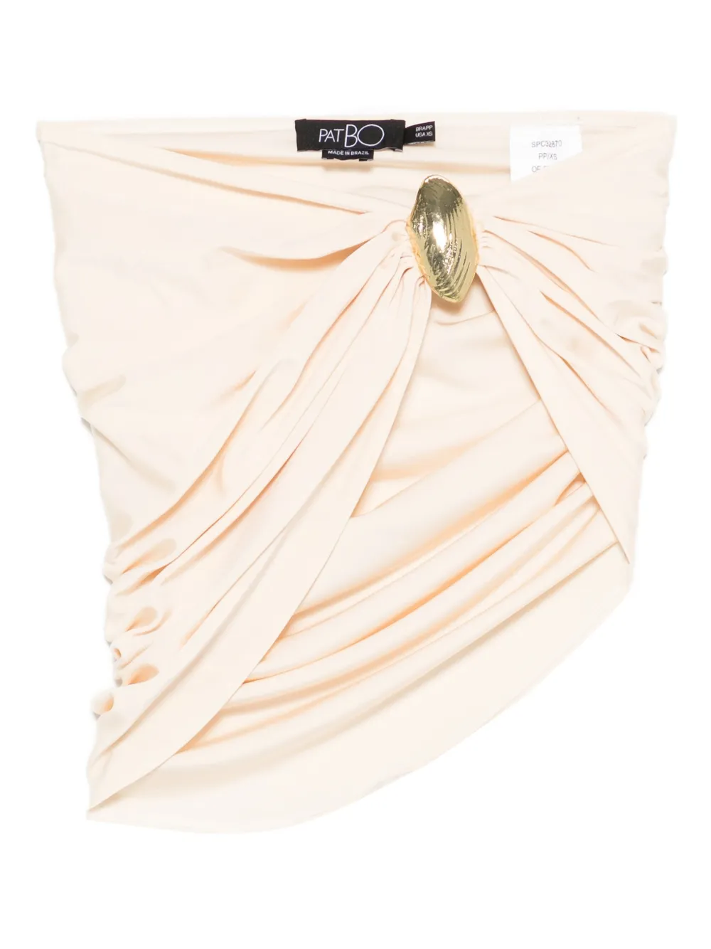 PatBO shell-embellishment maxi skirt - Toni neutri