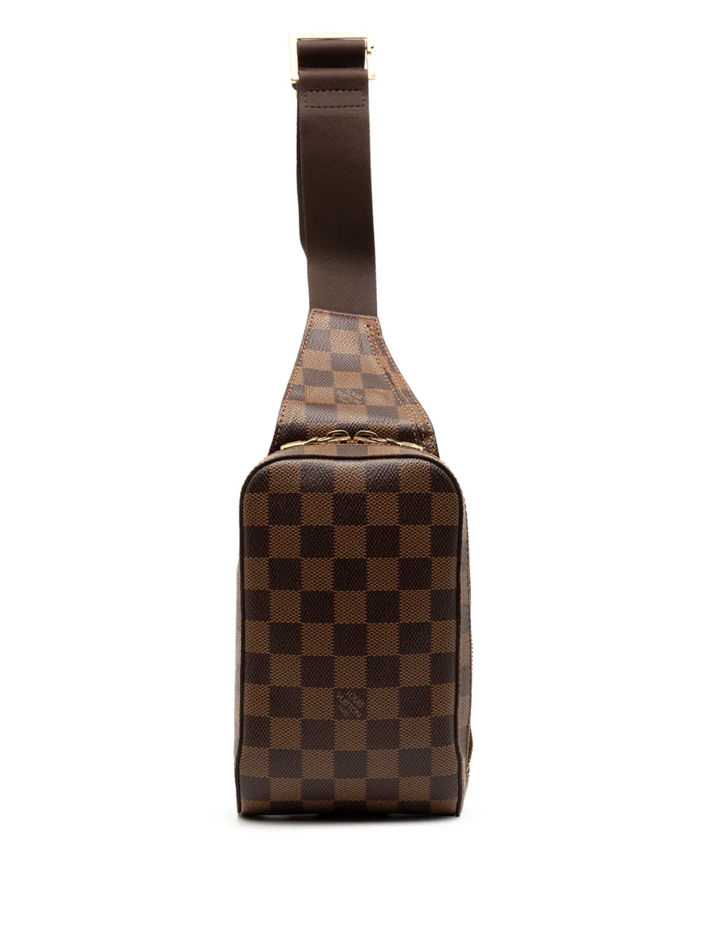 Louis Vuitton Pre-Owned 2005 Damier Ebene Geronimos crossbody bag - Marrone
