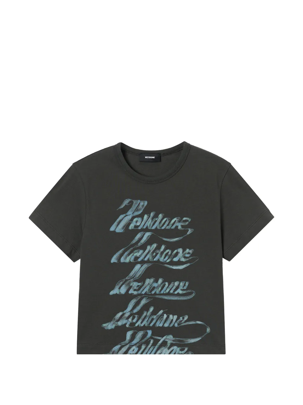 We11done printed T-shirt - Grigio