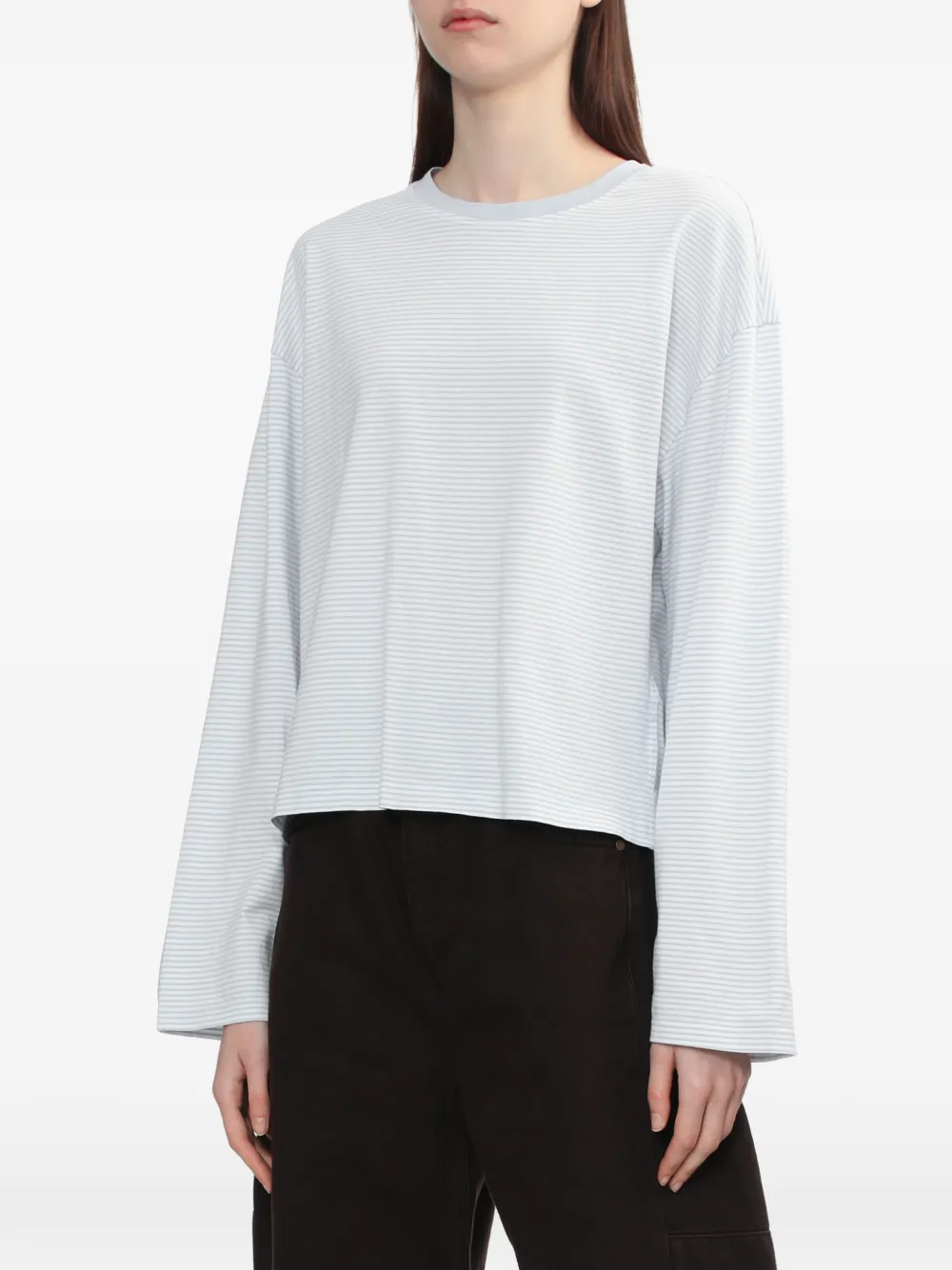  Rag & Bone Striped Long-sleeve Top - White 