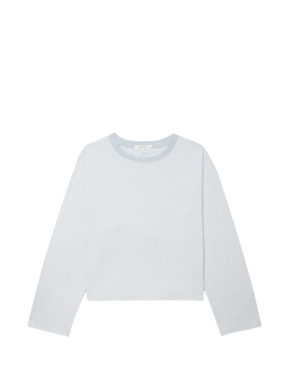 rag & bone striped long-sleeve top - Bianco