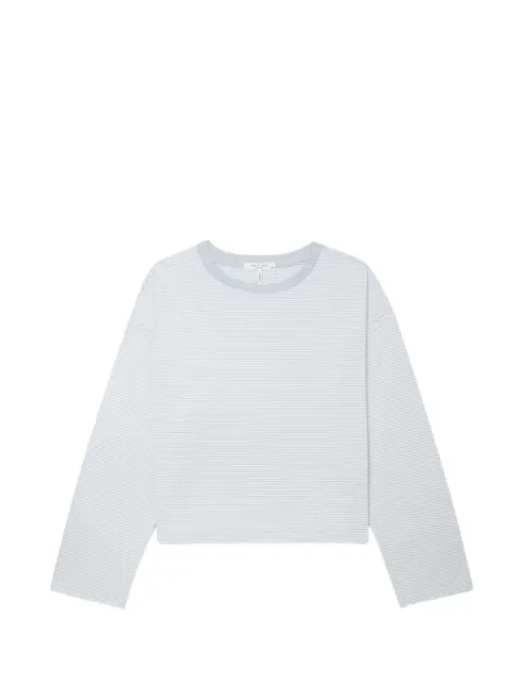 rag & bone striped long-sleeve top