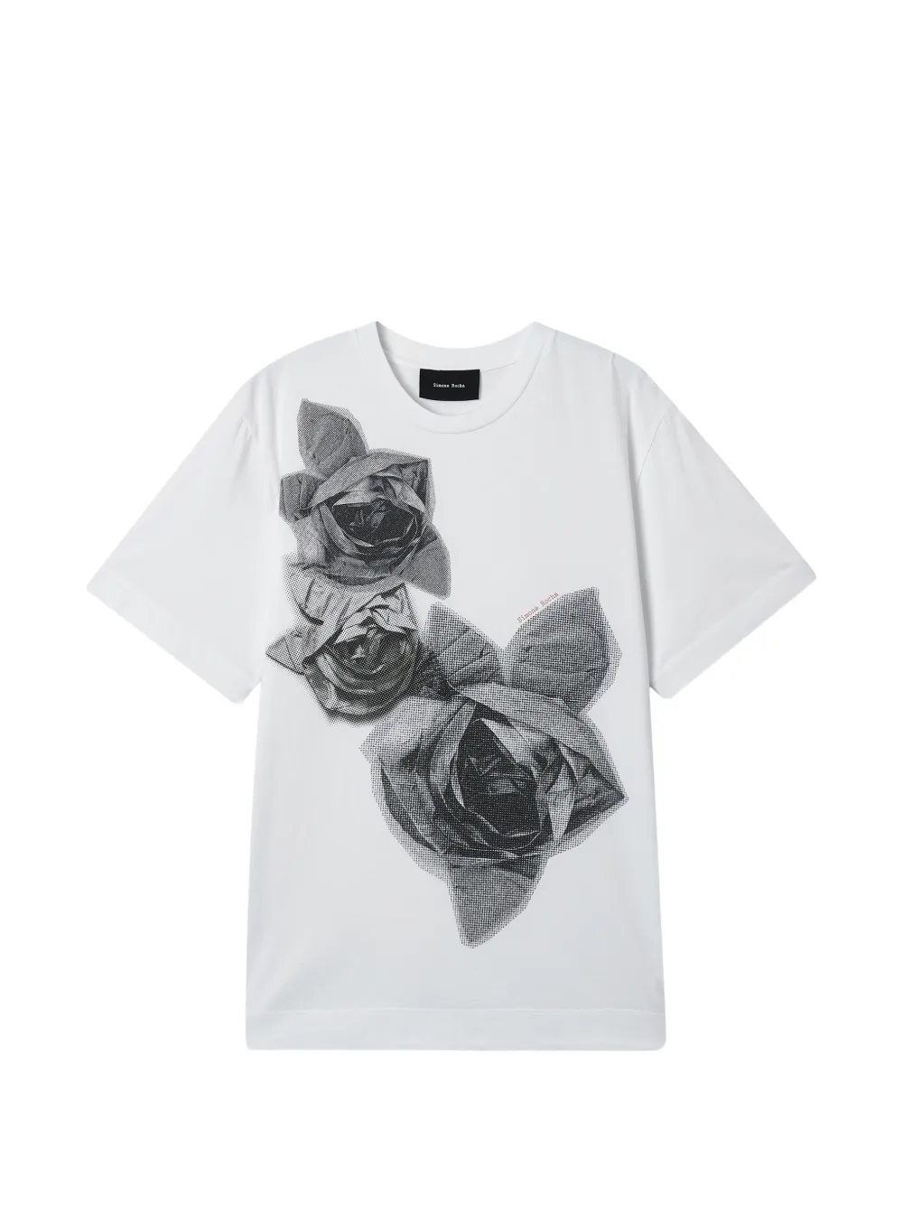 Simone Rocha floral print T-shirt - Bianco