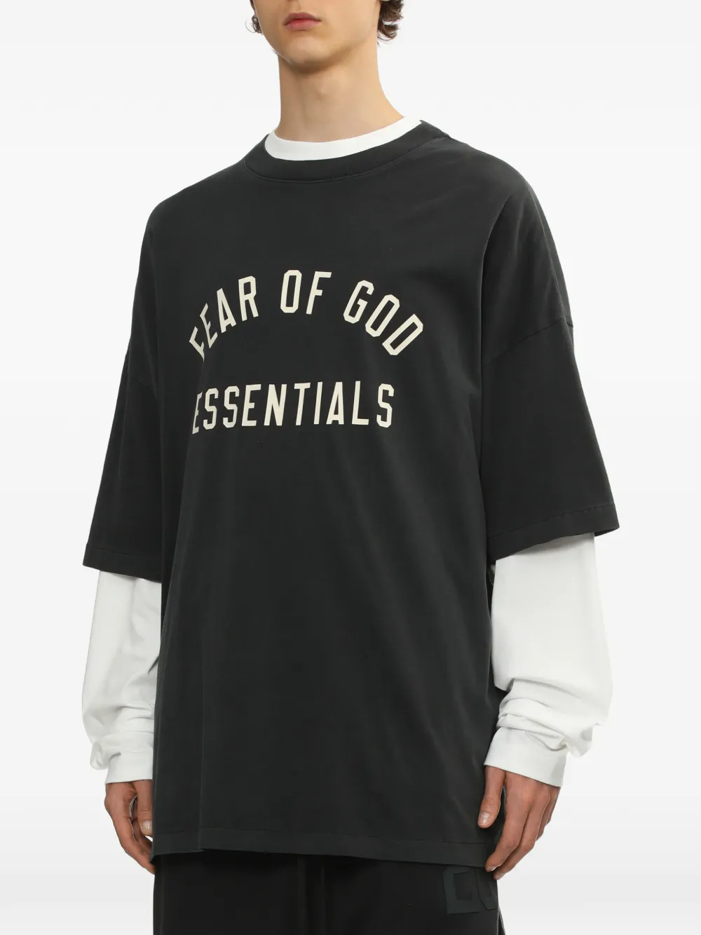 FEAR OF GOD ESSENTIALS logo T-shirt - Zwart