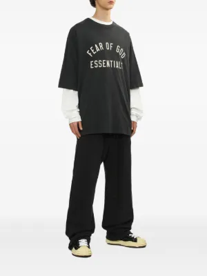FEAR OF GOD ESSENTIALS Sudadera Con Capucha y Logo | Negro | ES