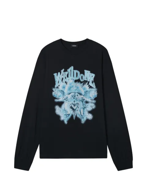 We11done Sweatshirt mit grafischem Print