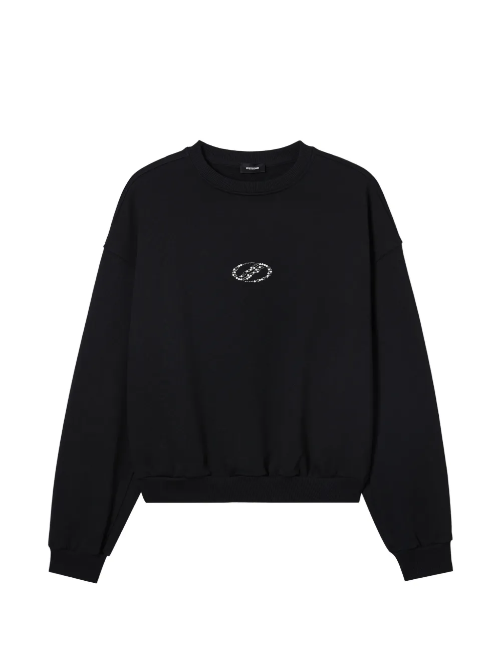We11 Done Crew-neck Sweatshirt In Black