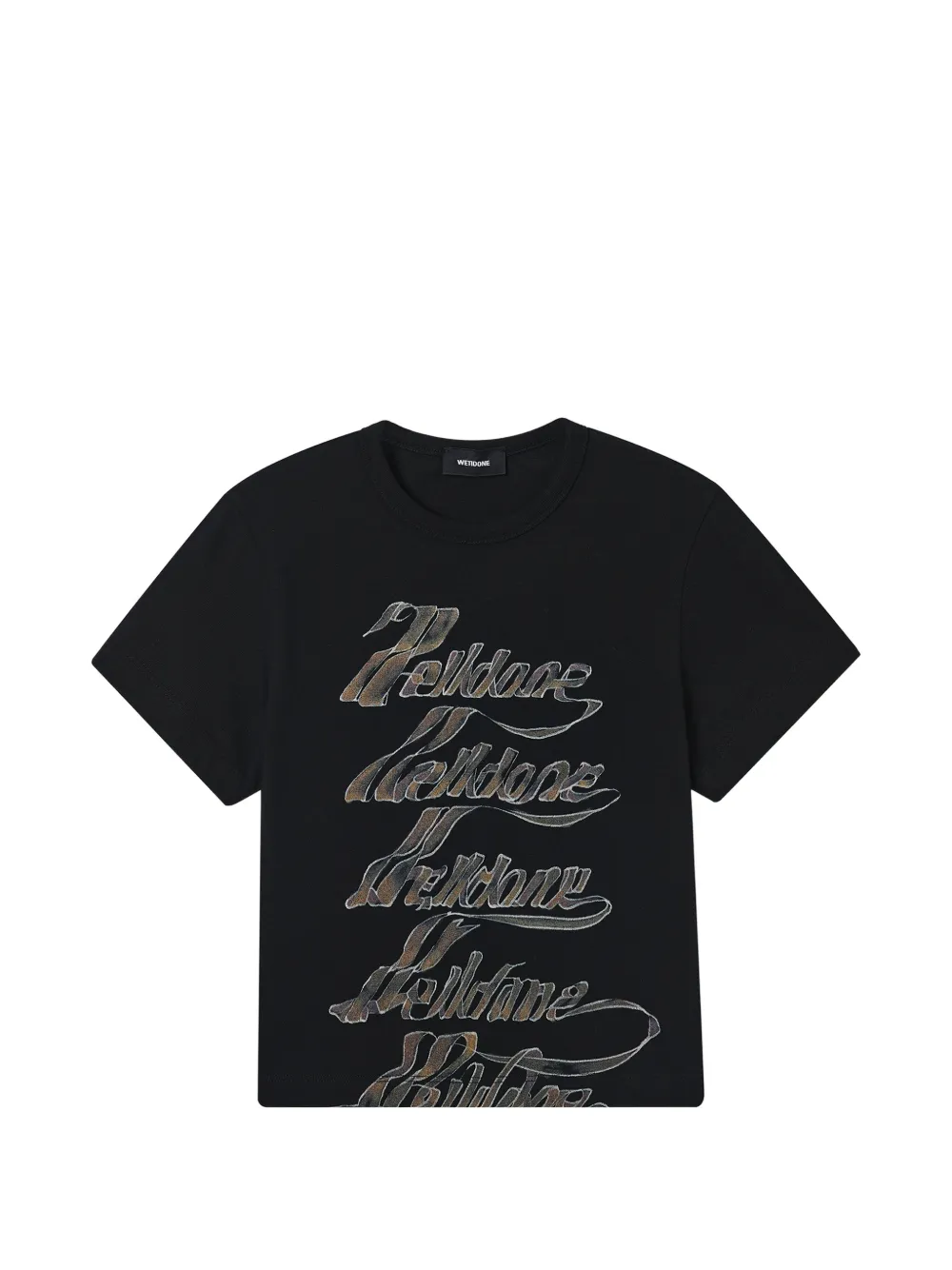 We11done printed T-shirt - Nero