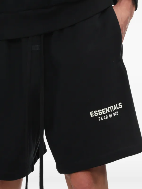 FEAR OF GOD ESSENTIALS drawstring-fastening Track Shorts | Black