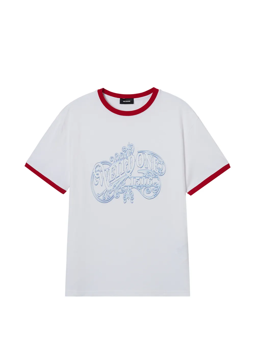 We11done printed T-shirt - Bianco