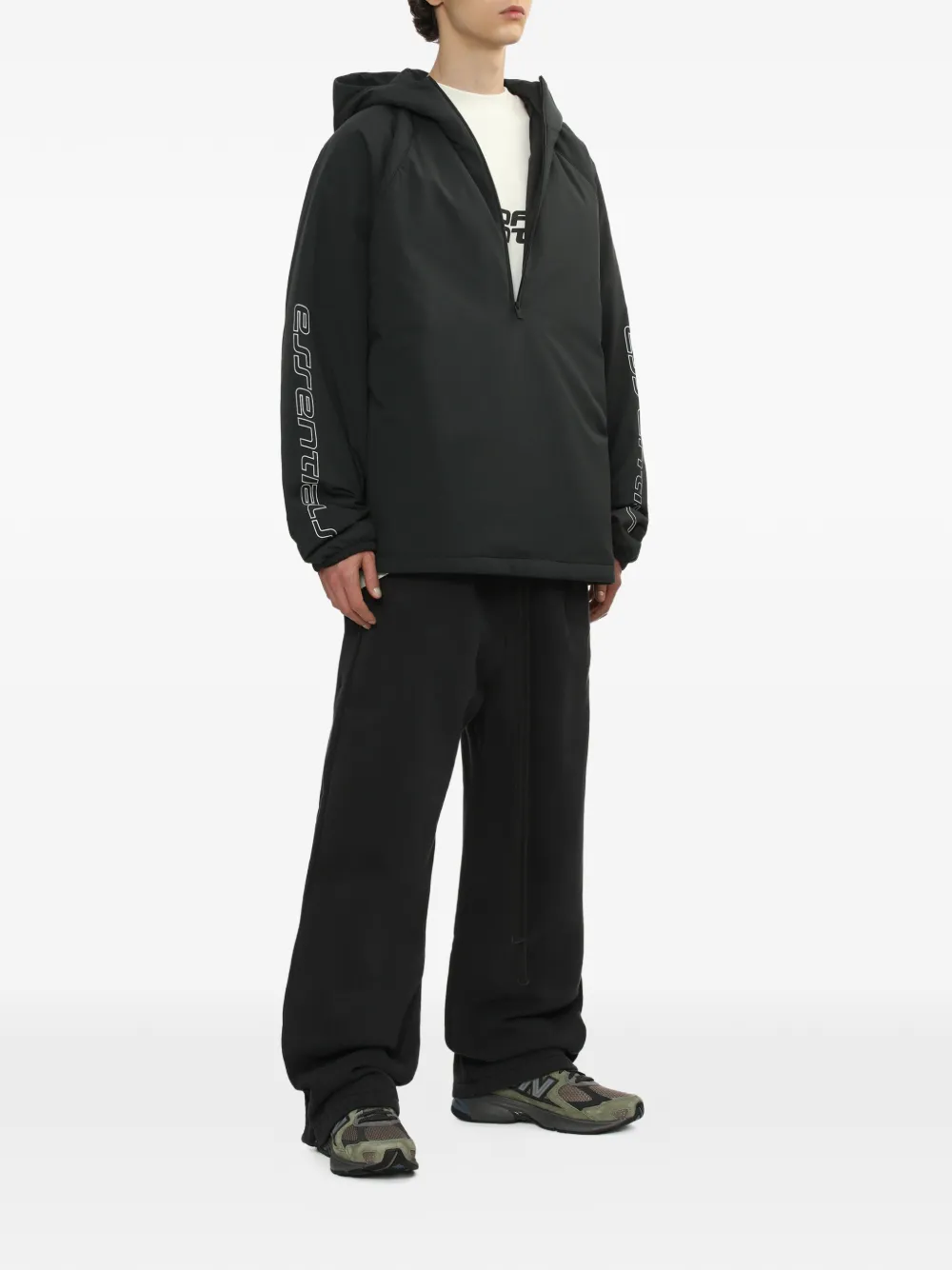 FEAR OF GOD ESSENTIALS button-detail track pants - Zwart
