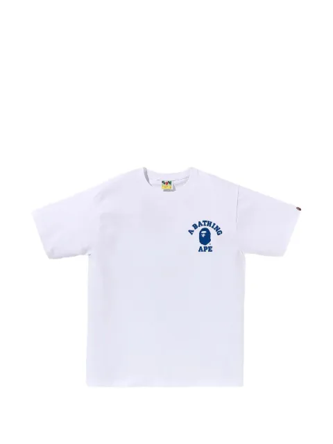 A BATHING APE® camo collegeT-shirt