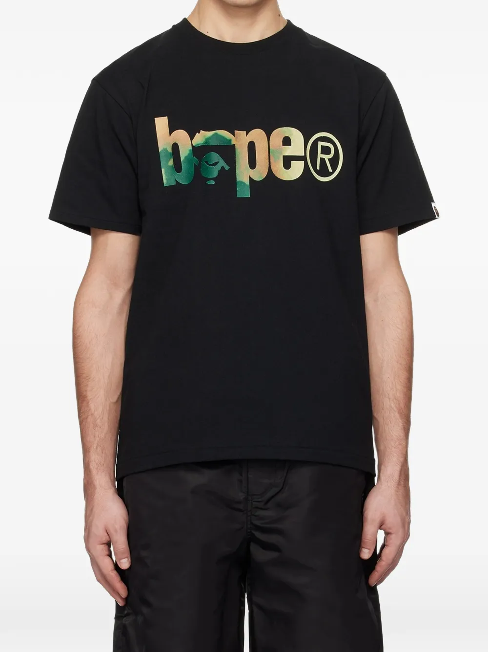 A BATHING APE® Bape tie-dye T-shirt - Nero