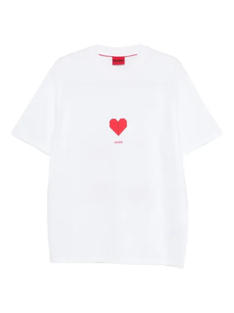 HUGO heart-print T-shirt