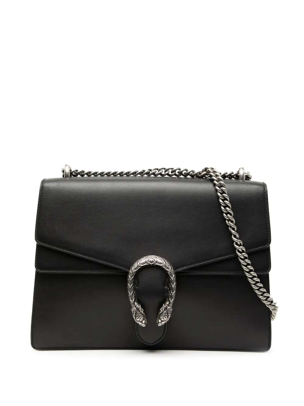 Gucci Pre-Owned 2000-2015 Medium Leather Dionysus shoulder bag - Nero