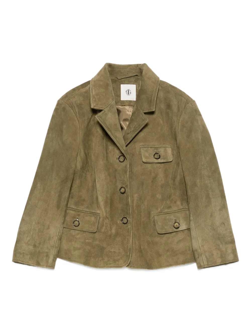 The Garment suede blazer - Verde