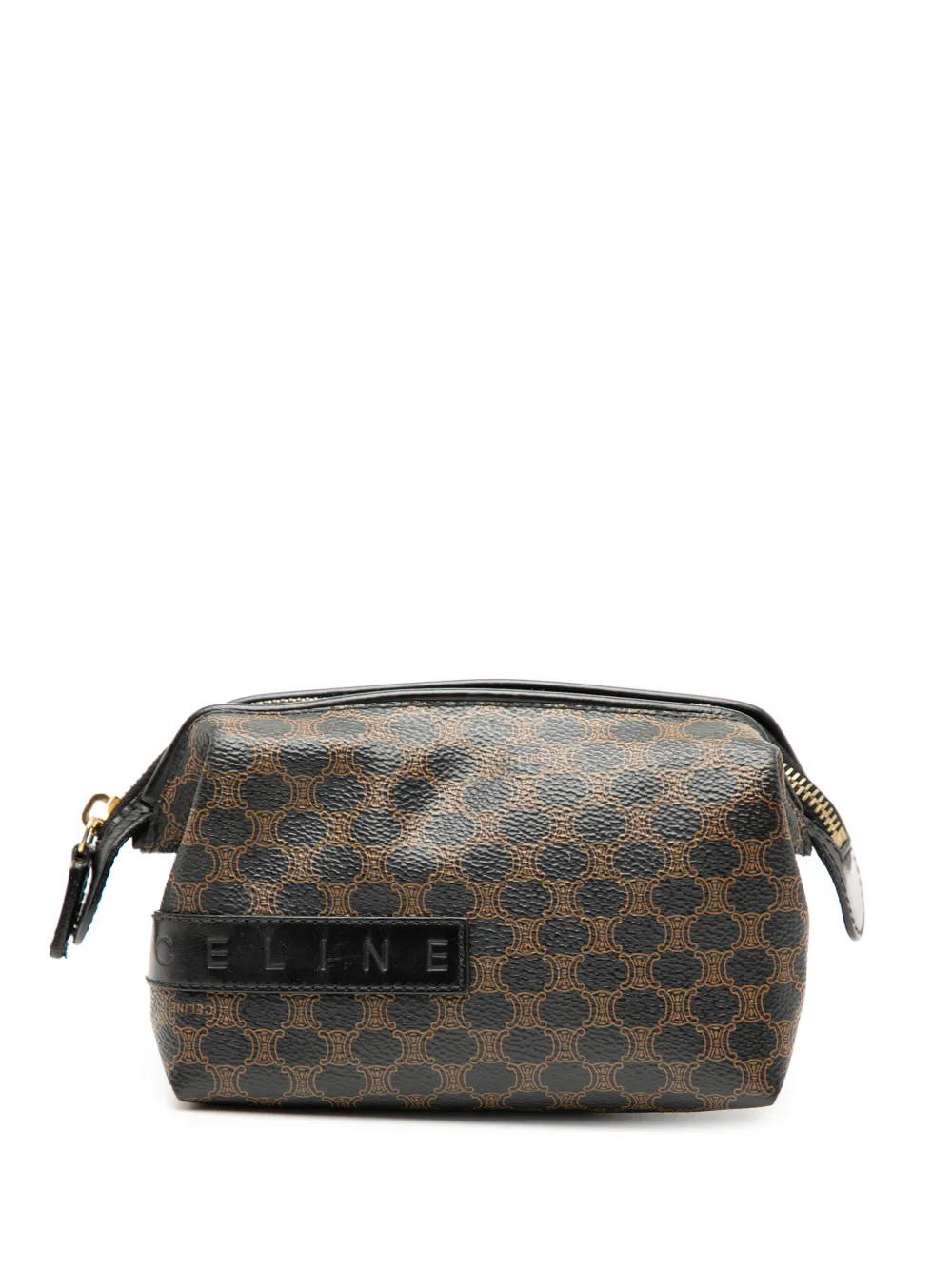 Celine Pre-Owned 2001 Macadam Coated Canvas Cosmetic pouch | marrón | Image 1