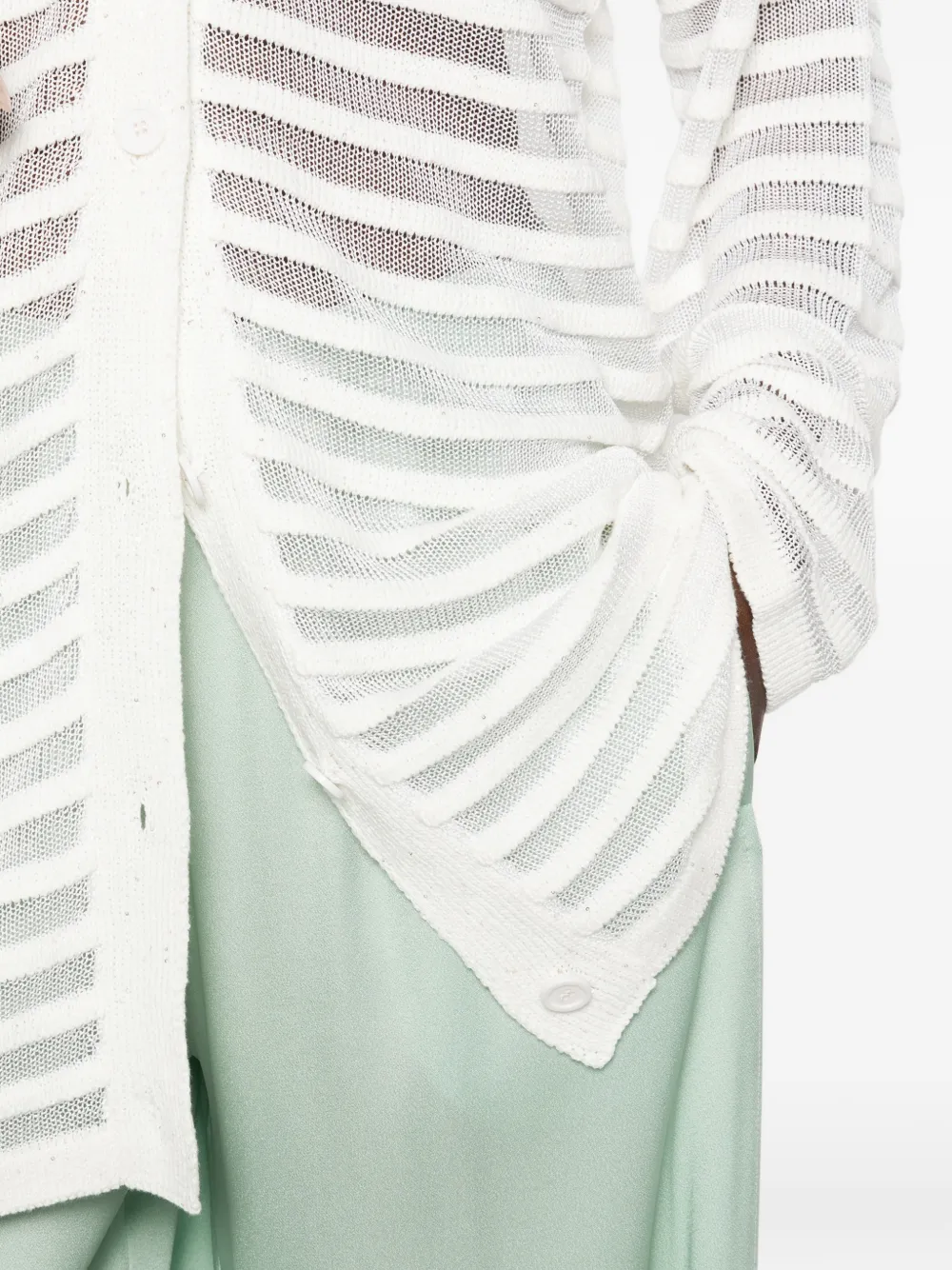 Fabiana Filippi Vest met V-hals Wit
