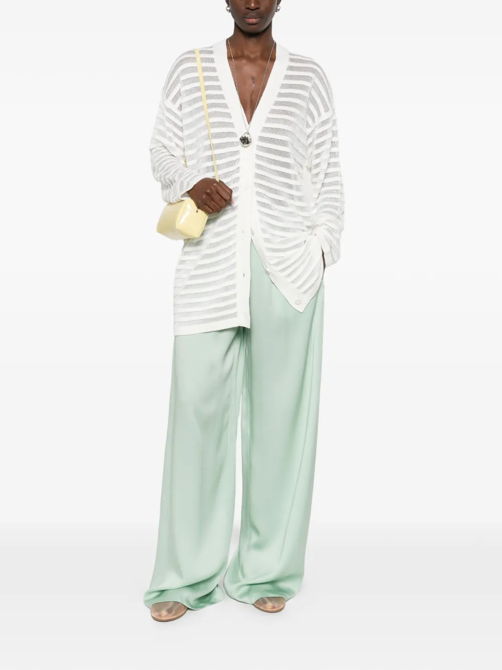 Fabiana Filippi Vest met V-hals Wit