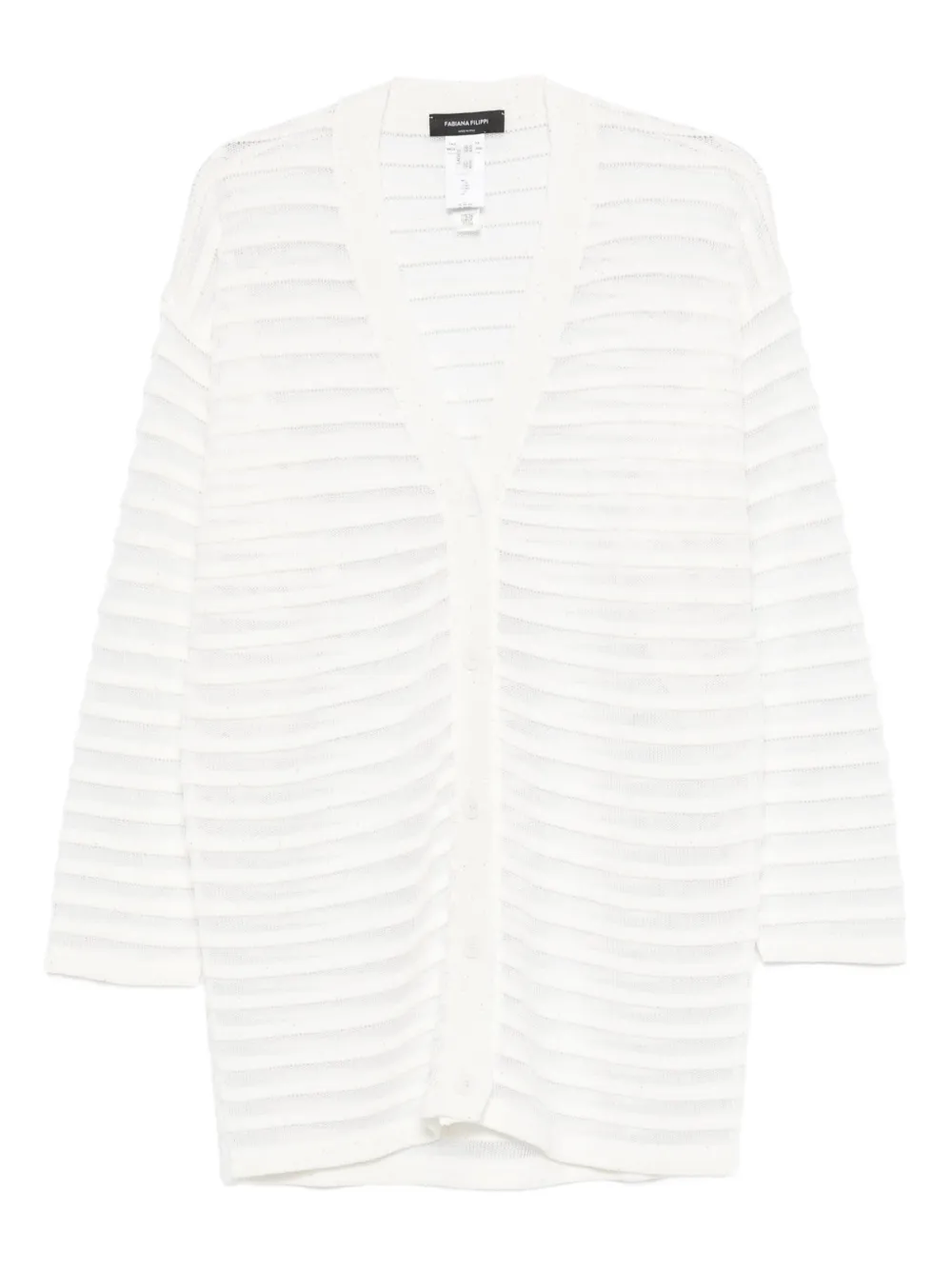 Fabiana Filippi V-neck cardigan - Bianco