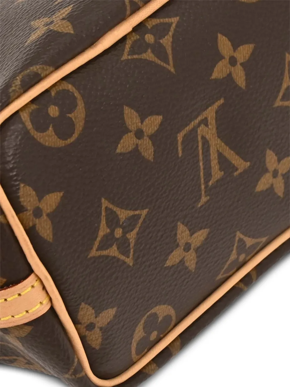 2019 Nano Noe Monogram Drawstring Bucket Bag