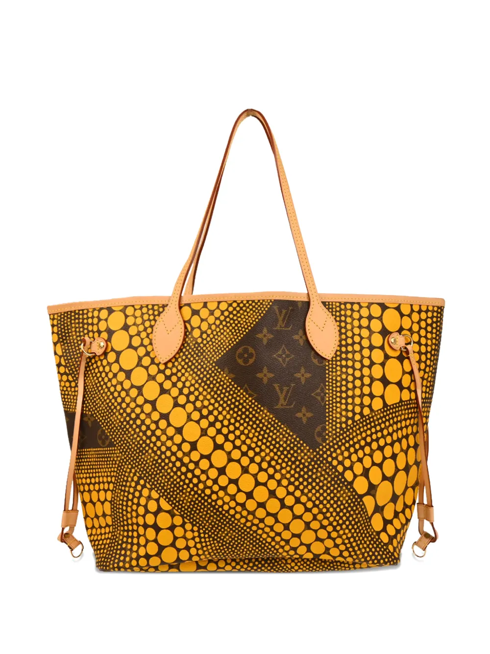 Louis Vuitton Pre-Owned x Yayoi Kusama Borsa tote Neverfull MM con monogramma 2012 - Giallo