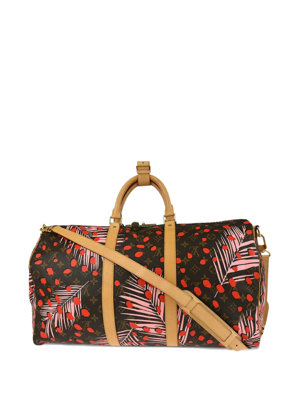 Louis Vuitton Pre-Owned Borsone Keepball Bandouliere 50 con monogramma 2016 - Marrone