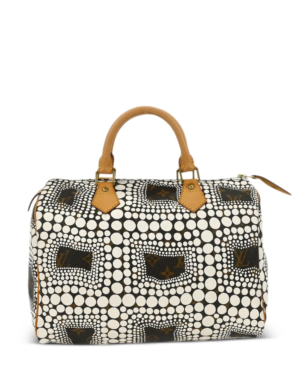 Louis Vuitton Pre-Owned x Yayoi Kusama Borsa tote Speedy 30 con monogramma 2012 - Bianco
